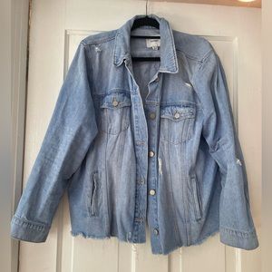 Plus Size Denim Jacket